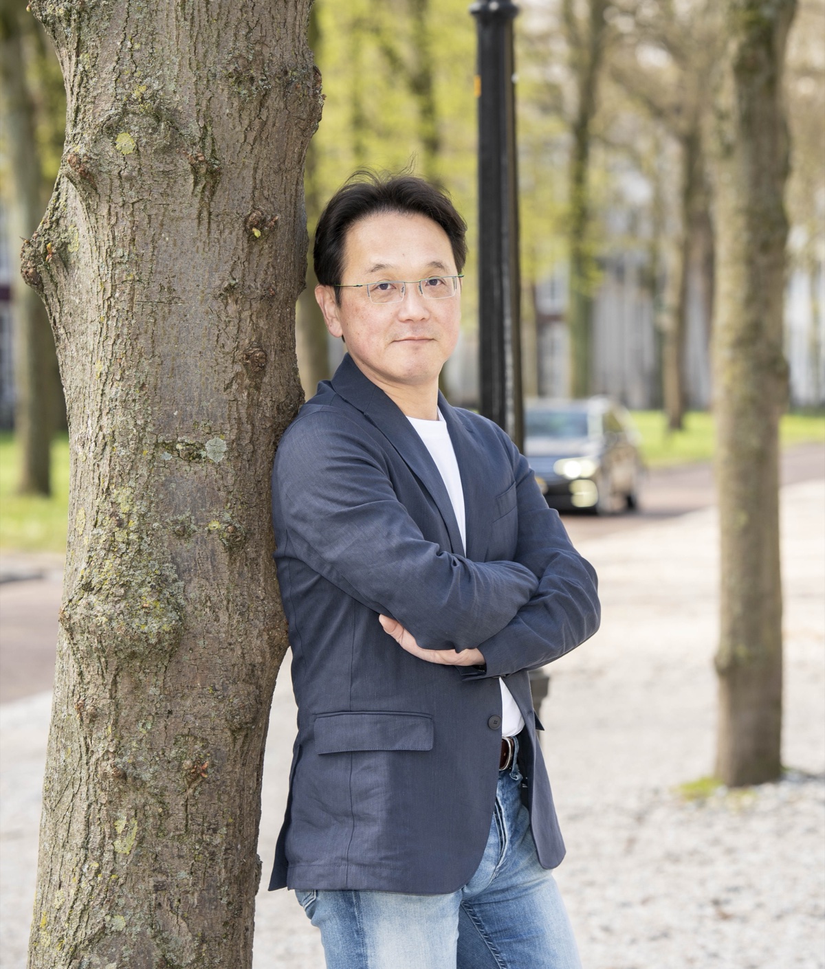 Kenya Irie, founder of SAKURA Japanese, photographed in The Hague